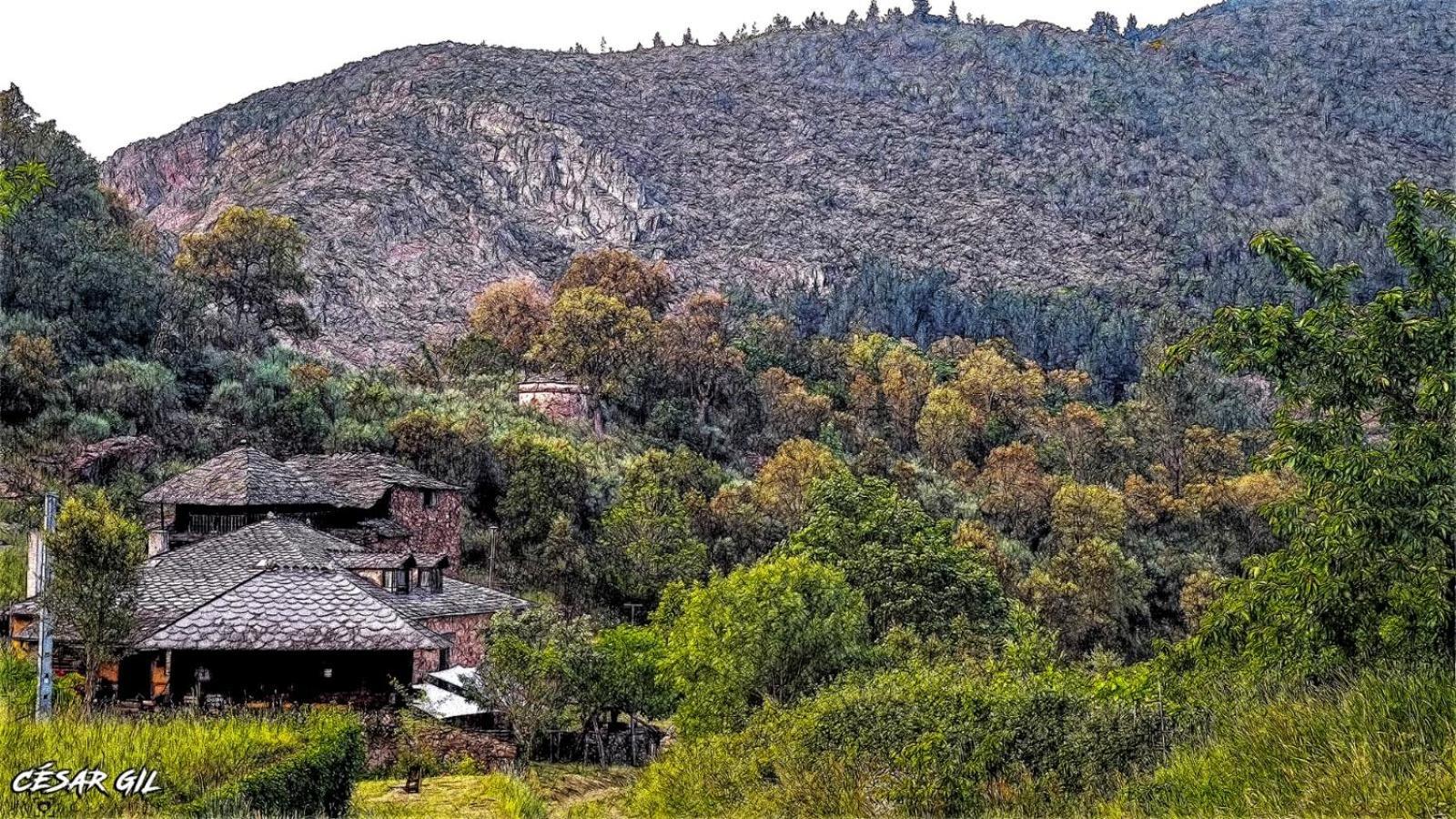 Casa Rural Chao De Castro Riodeporcos Dış mekan fotoğraf